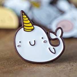Featured image for “Narwhal Enamel Pin”