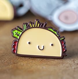 Featured image for “Taco Enamel Pin”