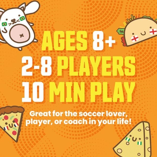 ages 8+, 2-8 players, 10 mini play game graphic