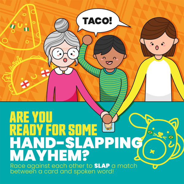 are you ready for some hand-slapping mayhem? graphic